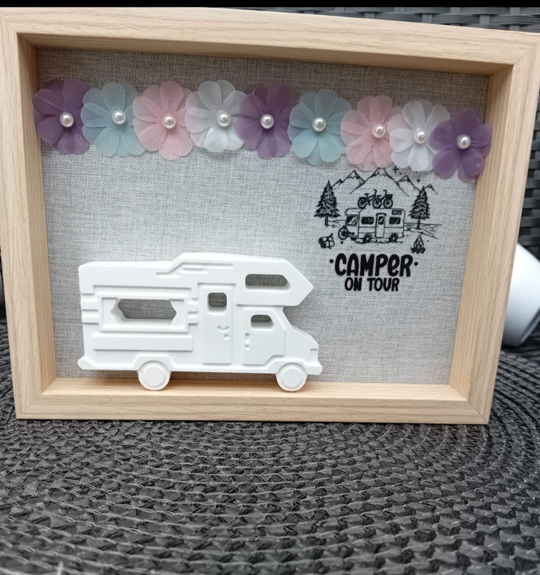 3D-Objektrahmen „Camper on Tour“