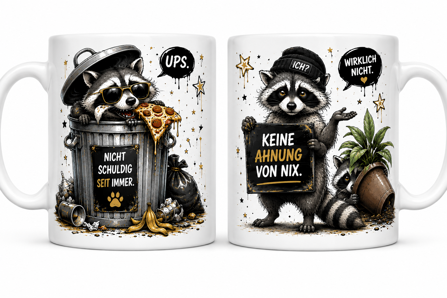Waschbär-Tasse
