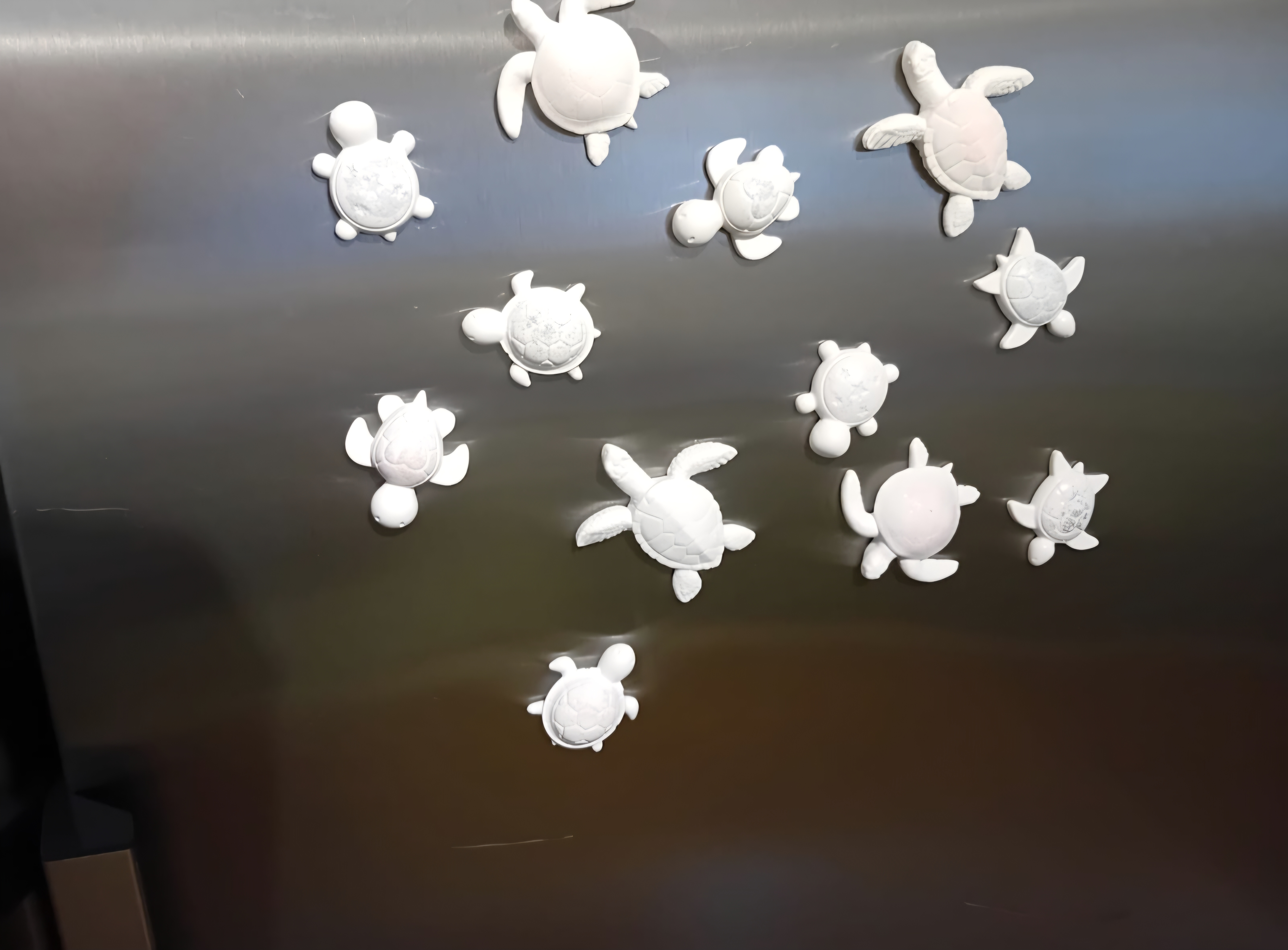 ​auf Anfrage  Magische Magnet Gips-Schildkröten (Handarbeit) – Bild 4