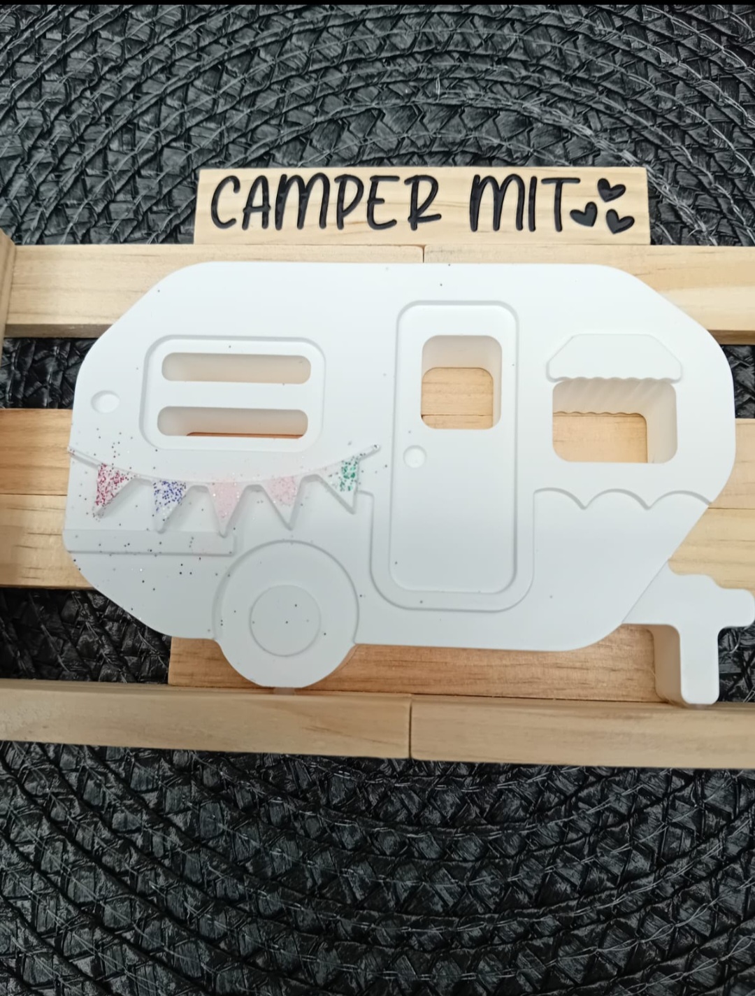 Wohnwagen-Aufsteller „Camper mit ❤️ – Bild 3
